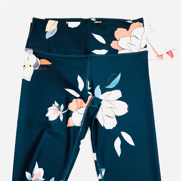 Athleta Pants & Jumpsuits Athleta Floral Elation 78 Tight Blue